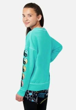 ADJMI J Sport Oversized Crew Sweatshirt Tops