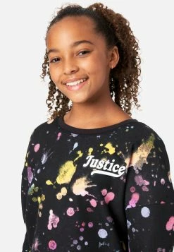 Adjmi Tops Patterned Crop Sweatshirt