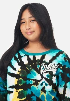 Adjmi Tops Patterned Crop Sweatshirt
