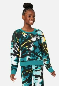 Adjmi Tops Patterned Crop Sweatshirt