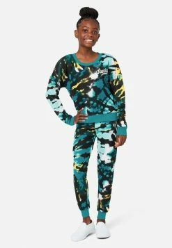 Adjmi Tops Patterned Crop Sweatshirt