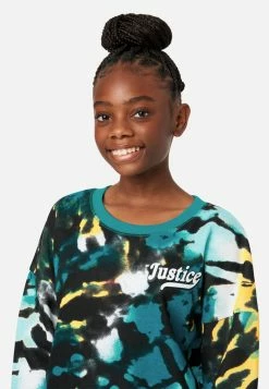 Adjmi Tops Patterned Crop Sweatshirt