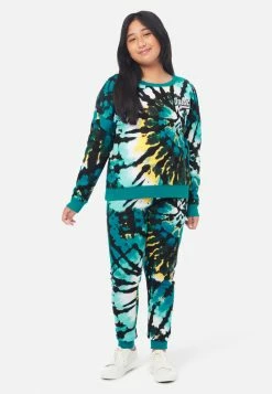 Adjmi Tops Patterned Crop Sweatshirt