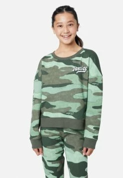 Adjmi Tops Patterned Crop Sweatshirt