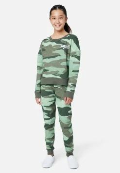 Adjmi Tops Patterned Crop Sweatshirt