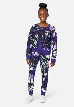 Adjmi Tops Patterned Crop Sweatshirt