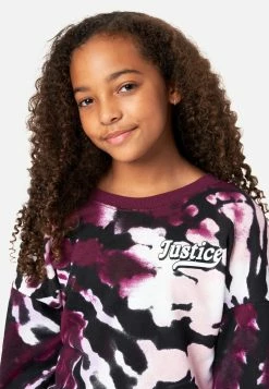 Adjmi Tops Patterned Crop Sweatshirt