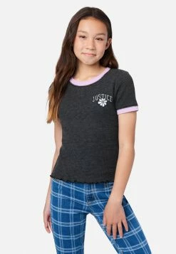 ADJMI Waffle Knit Perfect Tee Tops