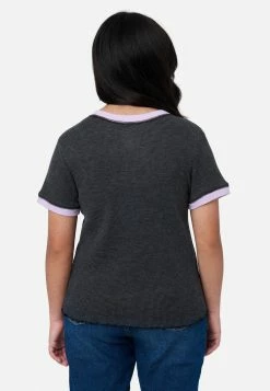 ADJMI Waffle Knit Perfect Tee Tops