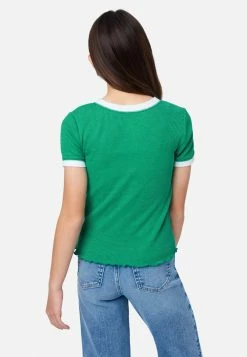 ADJMI Waffle Knit Perfect Tee Tops