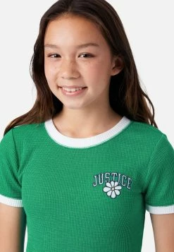 ADJMI Waffle Knit Perfect Tee Tops