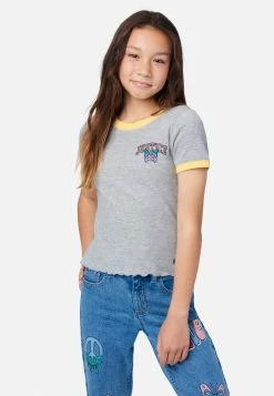 ADJMI Tops Waffle Knit Perfect Tee