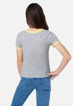 ADJMI Tops Waffle Knit Perfect Tee