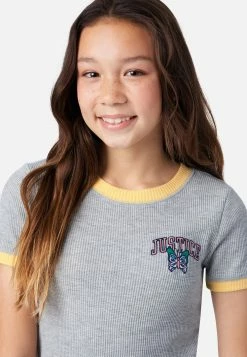 ADJMI Tops Waffle Knit Perfect Tee