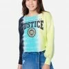 ADJMI Tie-Dye Crew Sweatshirt  Tops
