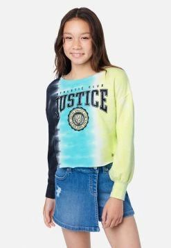 ADJMI Tie-Dye Crew Sweatshirt Tops