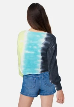 ADJMI Tie-Dye Crew Sweatshirt  Tops