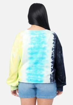 ADJMI Tie-Dye Crew Sweatshirt  Tops