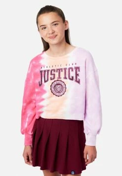ADJMI Tie-Dye Crew Sweatshirt Tops