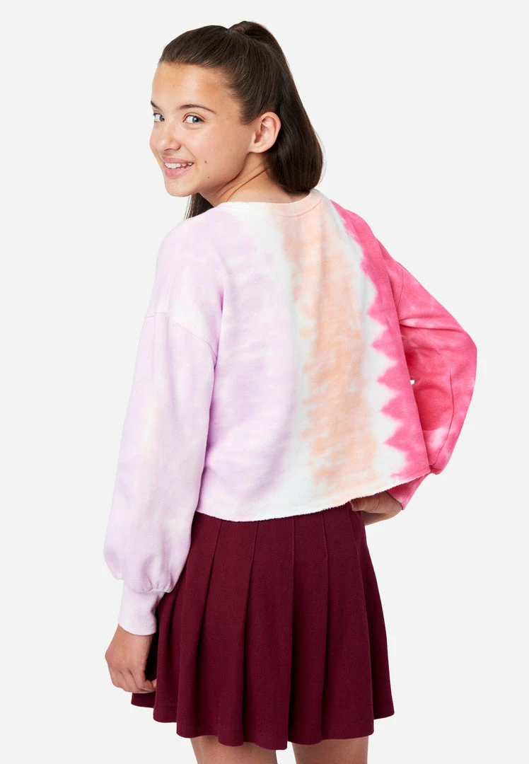 ADJMI Tie-Dye Crew Sweatshirt Tops 4 ADJMI Tie-Dye Crew Sweatshirt Tops