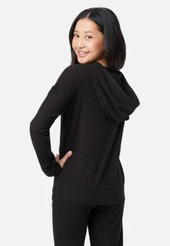 ADJMI Collection X By Justice Lace-up Waffle Sweatshirt