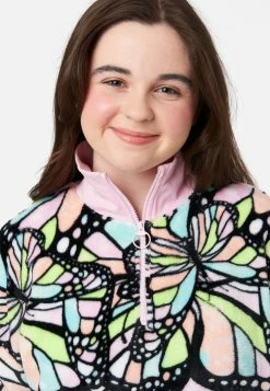 Adjmi Collection X By Justice Patterned Half-Zip Sweatshirt