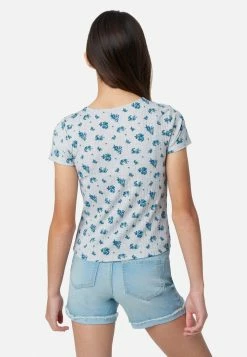 Adjmi Ribbed Cinch V-Neck Tee