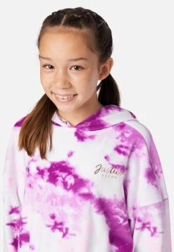 Adjmi Tops Collection X By Justice Tie-Dye Hoodie