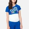 Adjmi Color Block Scoop Neck Tee Tops