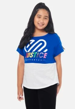 Adjmi Color Block Scoop Neck Tee Tops