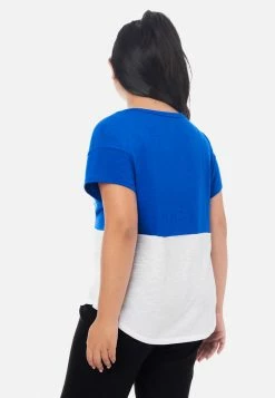 Adjmi Color Block Scoop Neck Tee Tops