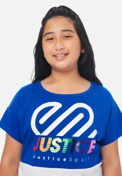 Adjmi Color Block Scoop Neck Tee Tops