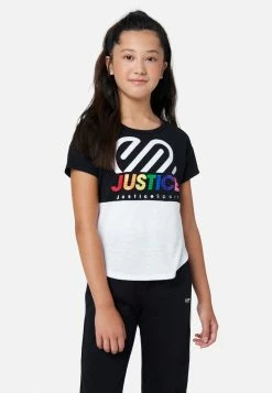 Adjmi Tops Color Block Scoop Neck Tee