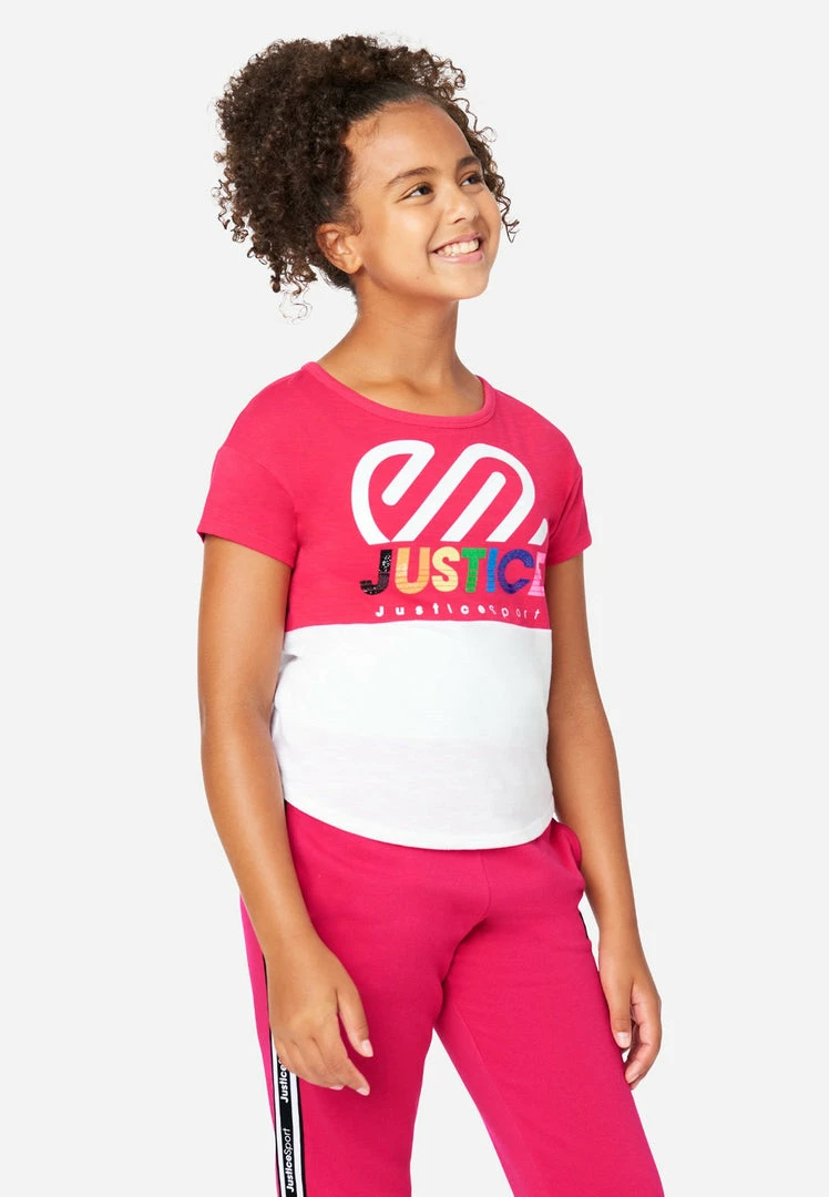 Adjmi Color Block Scoop Neck Tee 3 Adjmi Color Block Scoop Neck Tee