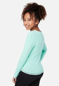 Adjmi Lace-Trim Scoop Neck Top