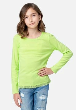 Adjmi Tops Lace-Trim Scoop Neck Top