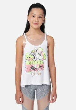 Adjmi Collection X By Justice Graphic Layered Tank