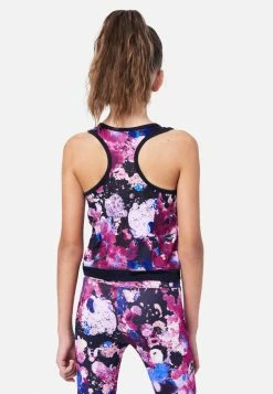 Adjmi Tops Collection X By Justice Patterned Zip-Front Tank