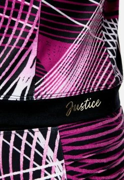 Adjmi Collection X By Justice Patterned Zip-Front Tank