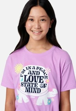 ADJMI Graphic Knot Front Tee Tops