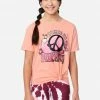 ADJMI Tops Graphic Knot Front Tee 2 ADJMI Tops Graphic Knot Front Tee