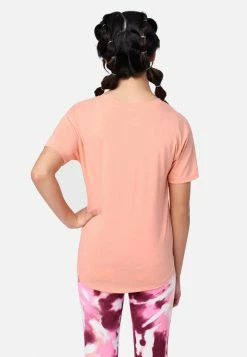 ADJMI Tops Graphic Knot Front Tee