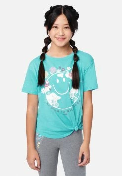 ADJMI Graphic Knot Front Tee