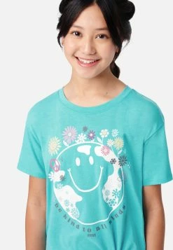 ADJMI Graphic Knot Front Tee