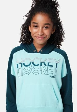 Adjmi Tops Sports Graphic Color Block Hoodie