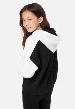 Adjmi Sports Graphic Color Block Hoodie Tops
