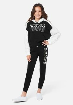 Adjmi Sports Graphic Color Block Hoodie Tops