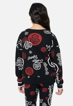 Adjmi Graphic Crewneck Sweatshirt Tops