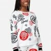 Adjmi Tops Graphic Crewneck Sweatshirt