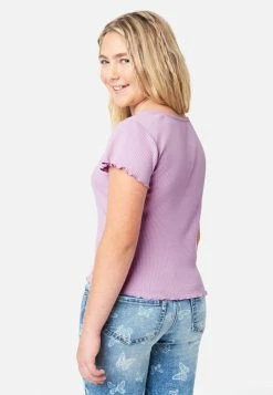 Adjmi Tops Graphic Square-Neck Tee